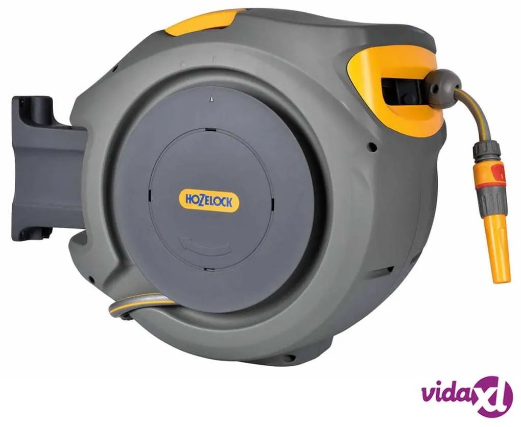Hozelock Avvolgitubo da Parete con Tubo Flessibile da 30 m Auto Reel