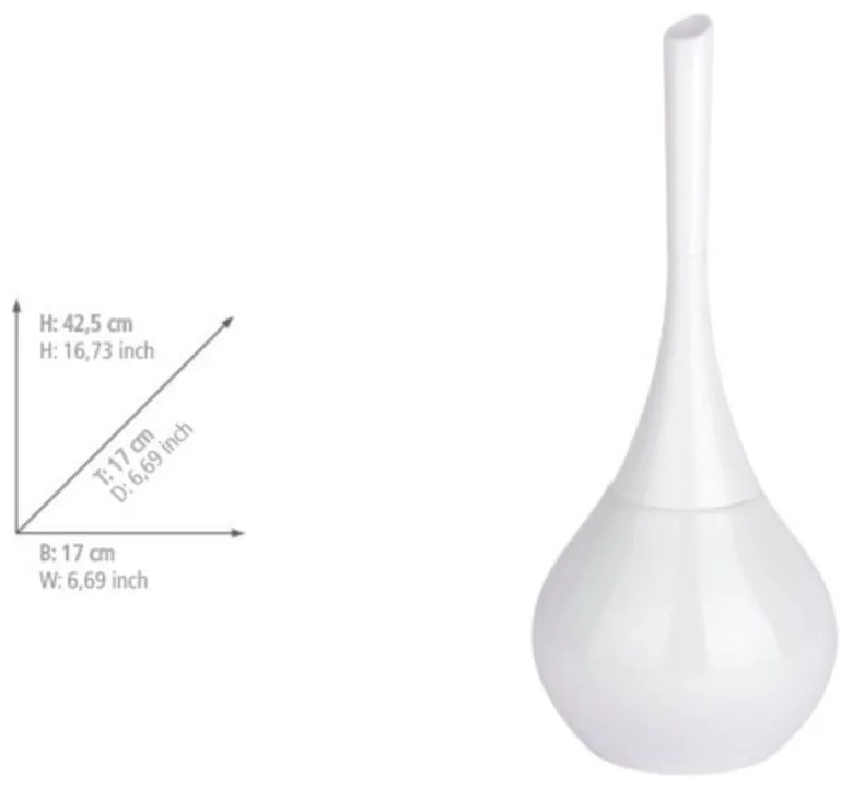 Scopino bianco Flakon - Wenko