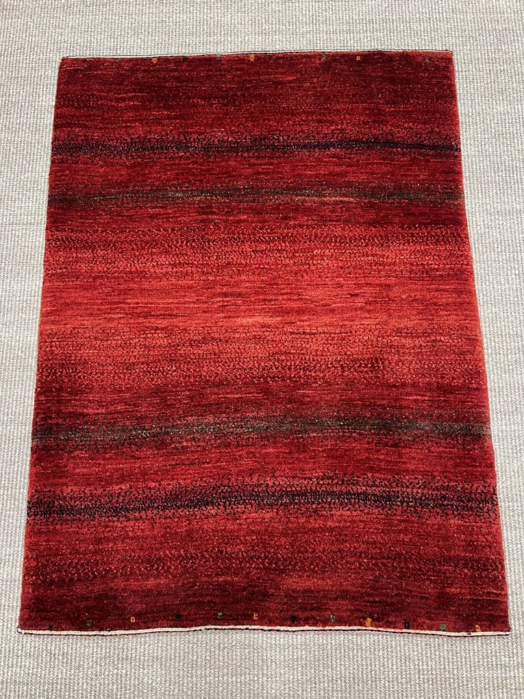 Loribaft Tappeto persiano 110x80 Rosso (Iran) Annodato A Mano