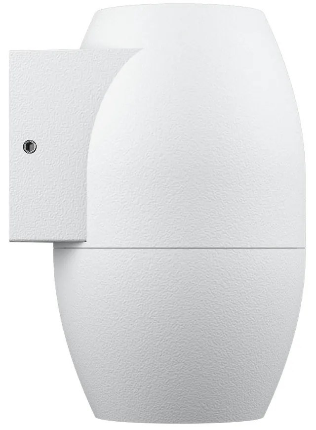Applique Ovale Monodirezionale IP65 GU10 per esterni - Bianca
