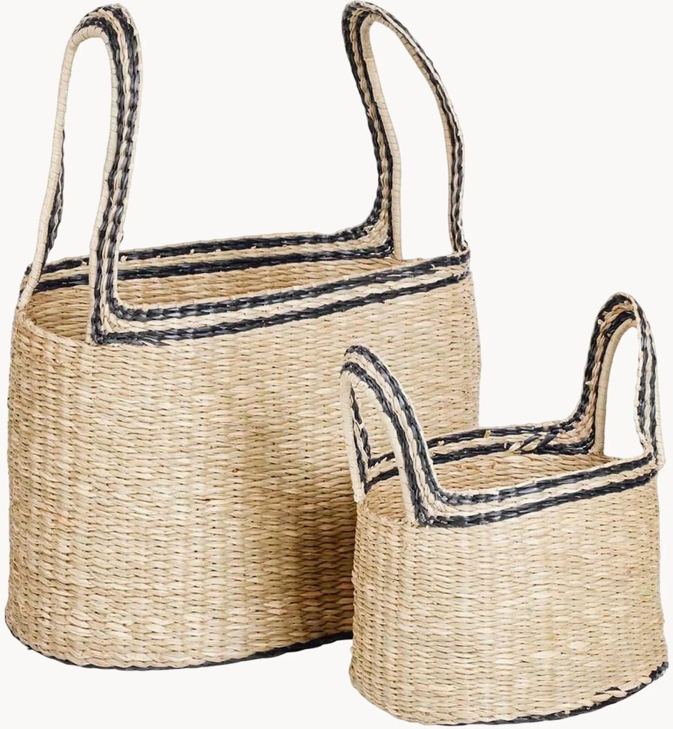 Cestini portaoggetti in erba marina Lykke, 2 pz