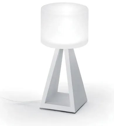 Pup glass lampada da tavolo 7w 700lm 3000k dim