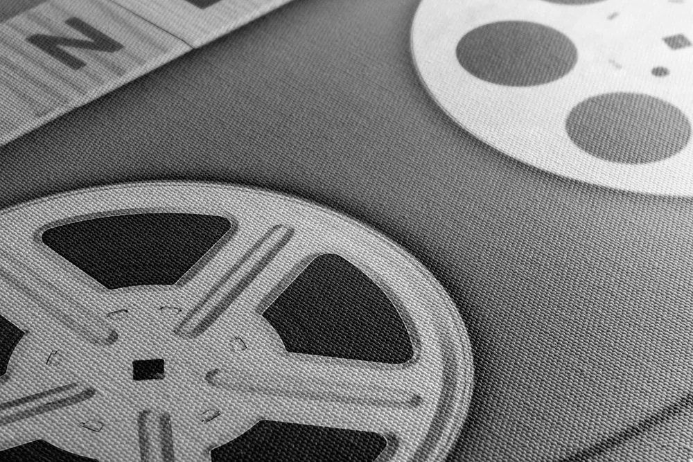 Quadro su tela – Pellicola cinematografica in bianco e nero