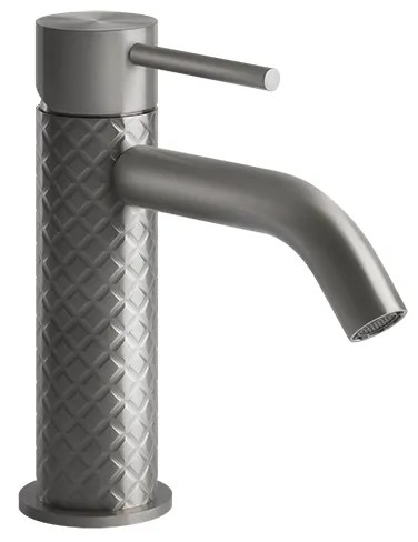 Miscelatore lavabo monocomando senza scarico steel brushed 239 Intreccio 54102 Gessi