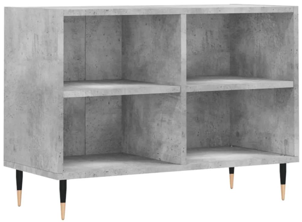 Mobile porta tv grigio cemento 69,5x30x50 cm legno multistrato