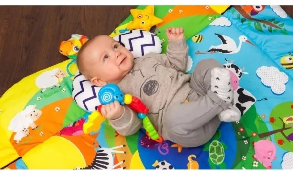 Lionelo - Coperta per bambini per giocare ANIKA