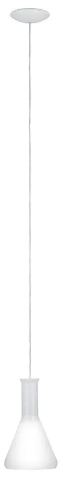 Eglo 62264 - Lampada a sospensione su cavo PASCOA 1xE27/60W/230V 16,8 cm bianco