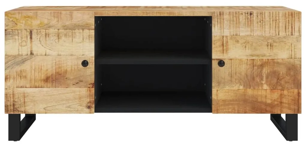 Mobile porta tv 105x33x46cm in legno massello di mango