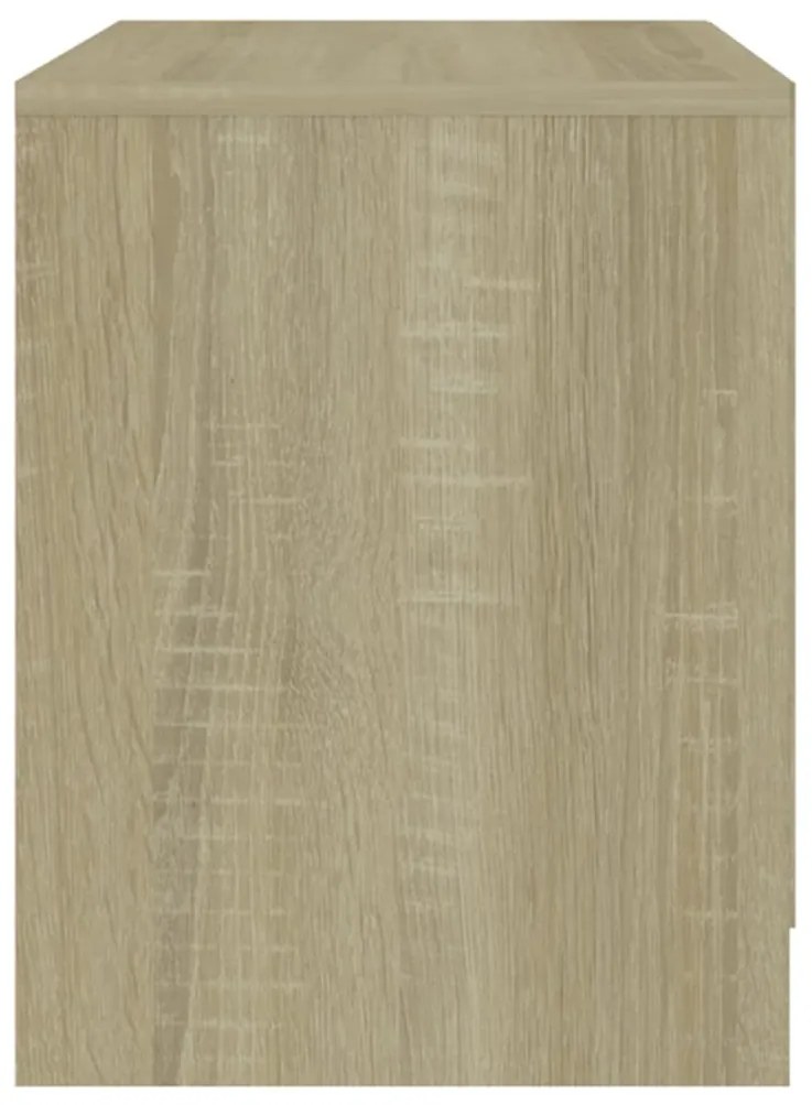 Comodino Rovere Sonoma 45x34,5x44,5 cm in Truciolato