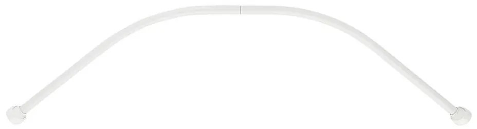 WENKO 19219100 - Asta doccia 80x90 cm bianca