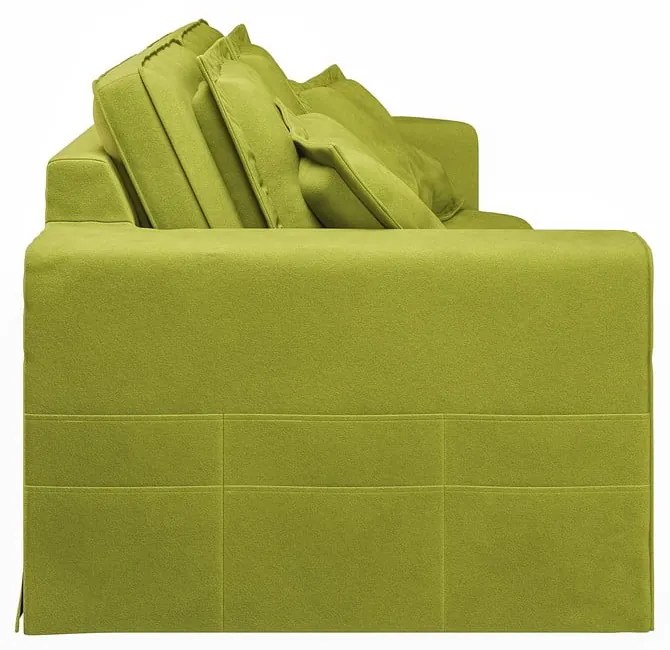 Divano verde chiaro 196 cm Nora – Ropez