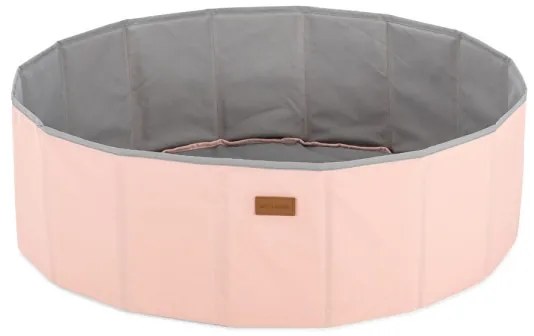 Piscina secca per bambini con palline pr. 80 cm rosa/grigio