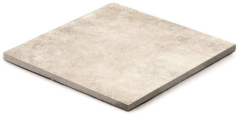 Lastra di cemento Miniera White Natural in gres naturale beige L 60 x L 60 cm, spessore 30 mm, 22 pezzi