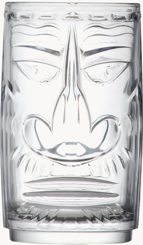 Set di 4 bicchieri da cocktail in cristallo Tiki