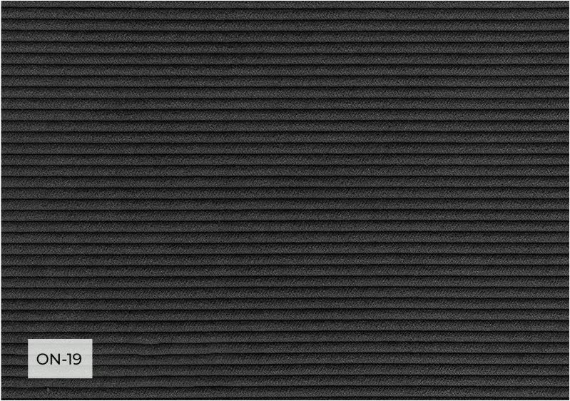 Poltrona in velluto a coste grigio scuro Lofty Lilly - Miuform