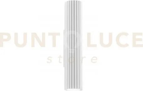 Applique a parete palladio bianca 2 luci attacco gu10 7x7x35cm in g...