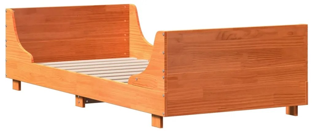 Letto senza materasso marrone cera 90x190 cm in legno di pino