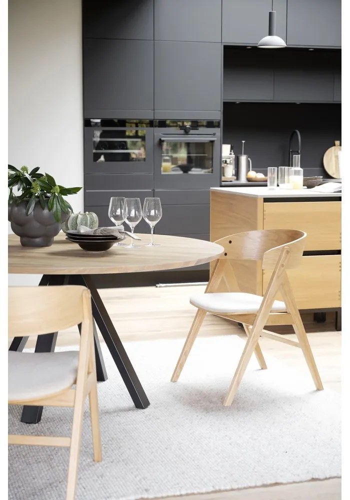 Set di 2 sedie da pranzo in colore naturale Waterton - Rowico