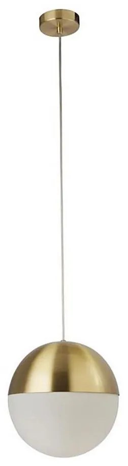 Searchlight 24181SB - Lampadario a sospensione con filo ENDOR 1xE27/40W/230V ottone