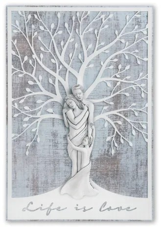 BONGELLI PREZIOSI CAPEZZALE ALBERO LOVE FAMIGLIA SHABBY