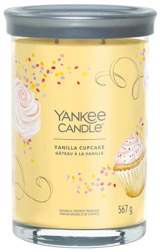 Candela Vanilla Cupcake in barattolo grande Yankee Candle