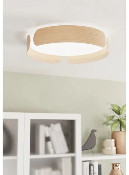 Eglo 99622 - Plafoniera LED VALCASOTTO LED/20W/230V Ø 37 cm beige