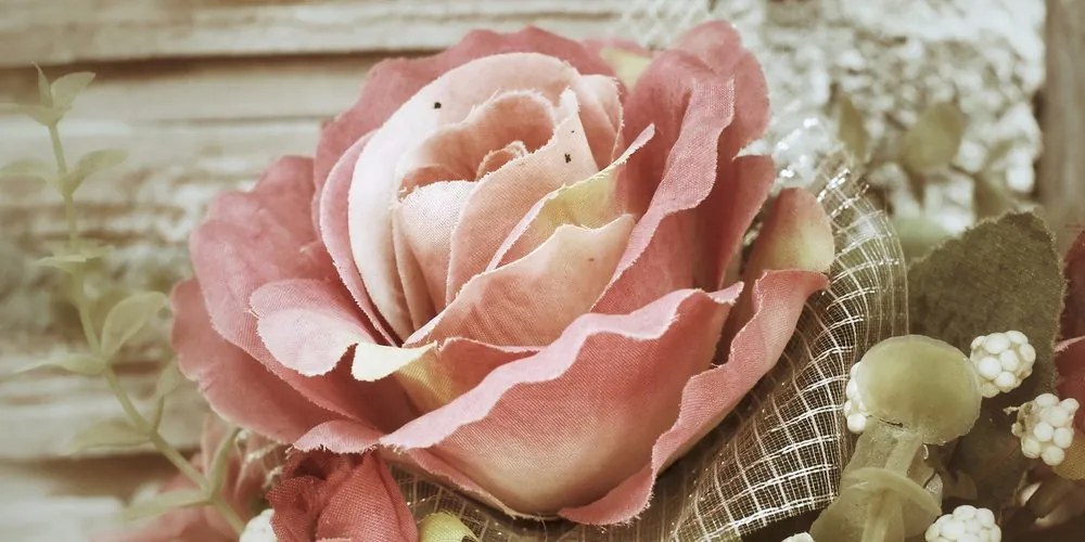 Quadro su tela – Rose vintage eleganti