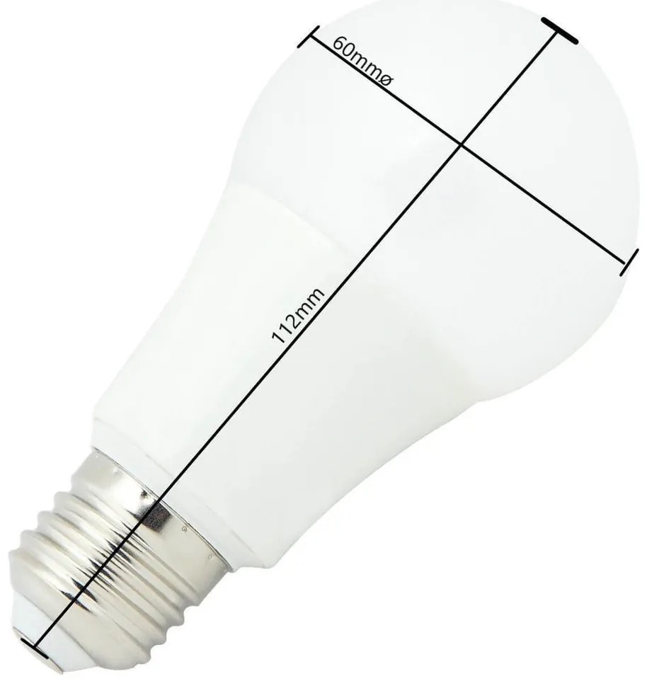 Lampadina LED E27 105W A60 - Bianco naturale - Pacco 10 pezzi Colore Bianco Naturale 4.000K