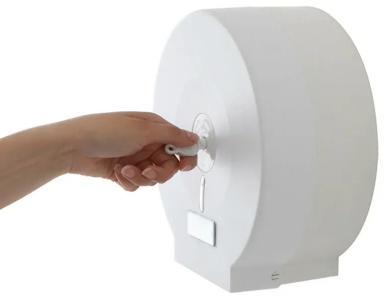 Distributore di Carta Igienica a Muro Bianco in ABS