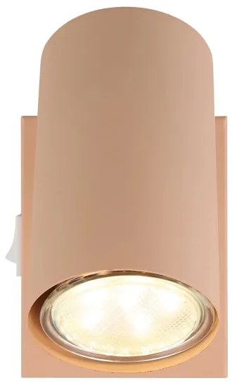 Globo 57911-1P - Faretto da parete ROBBY 1xGU10/25W/230V arancione