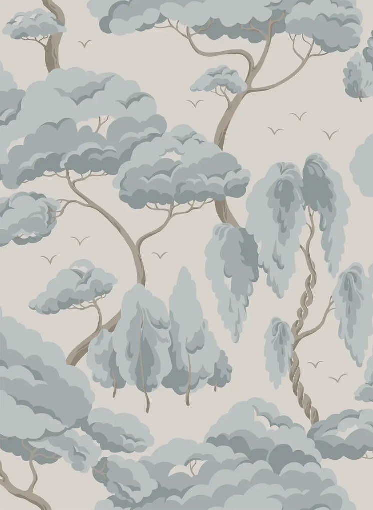 Sandberg Tapete Kristoffer - Misty Blue