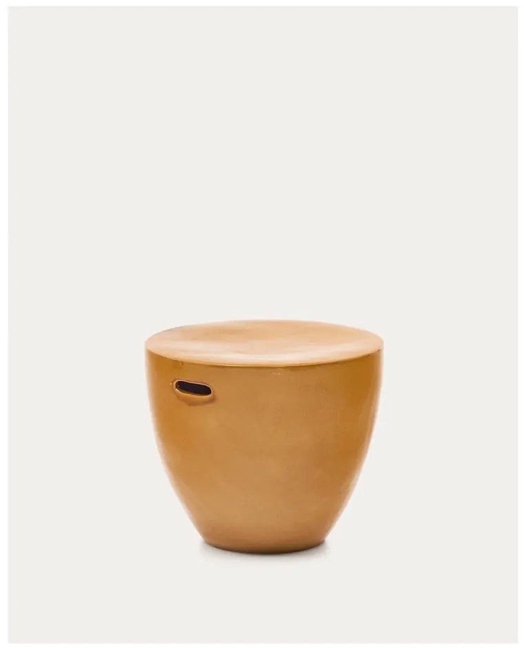 Tavolino da giardino rotondo in ceramica ø 45 cm Mesquida – Kave Home