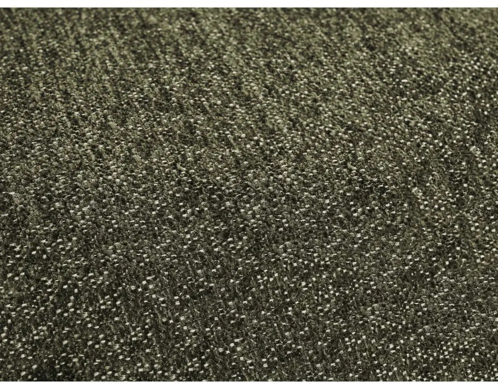 Divano angolare verde allungabile e con contenitore (penisola a sinistra/a U) con rivestimento in ciniglia Everest – Bobochic Paris