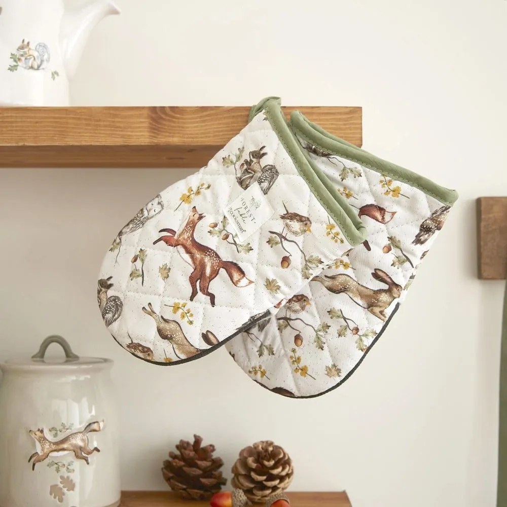 Set di guanti da forno in cotone 2 pz Forest Fable – Cooksmart ®