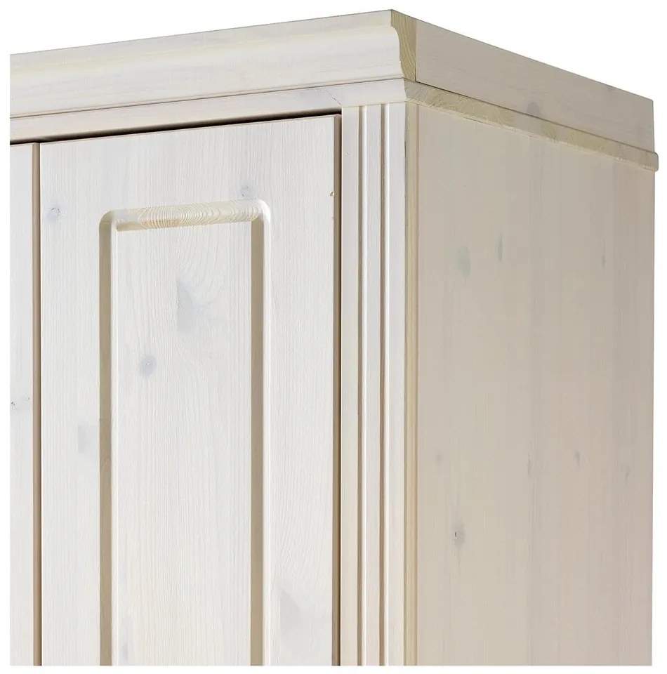 Armadio in legno di pino bianco 65x180 cm Anita - Støraa