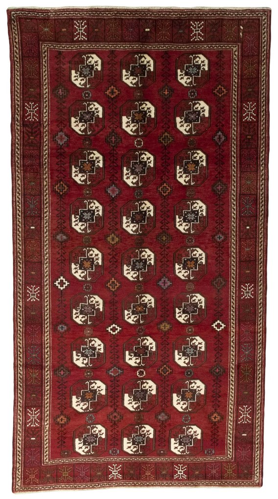 Tappeto 170x310 Rosso (Iran) Annodato A Mano