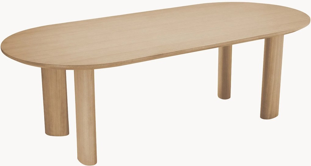 Tavolo ovale in legno Mogador, 244 x 110 cm