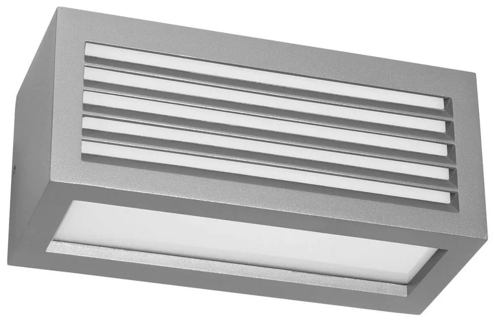 Applique Line Design - E27 Grigia per Esterni IP65 Antiabbagliamento