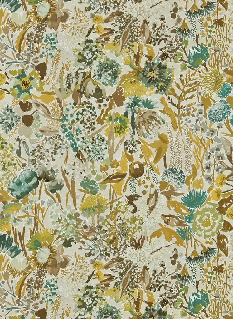 Harlequin Carta da parati Sanguine - Succulent/ Seaglass/ Nectar/ Sail Cloth