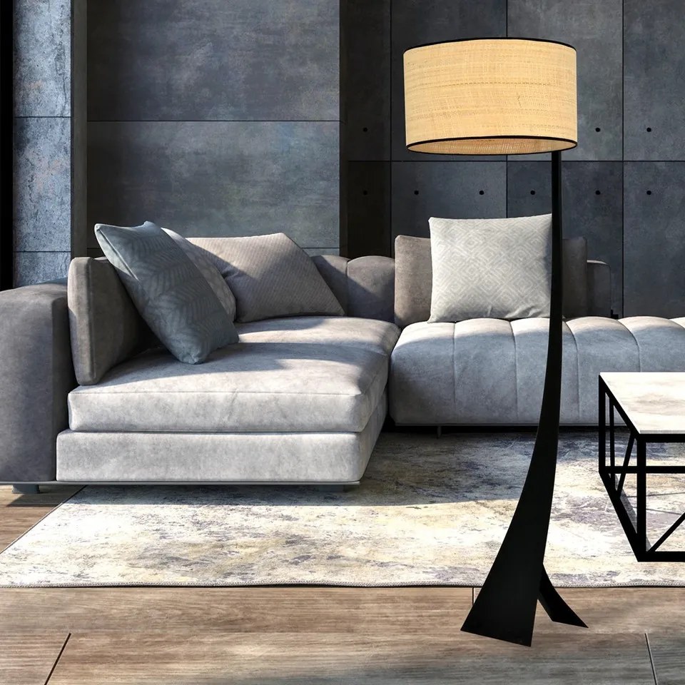 Lampada da Terra ESTRELLA LP1 in Acciaio E27