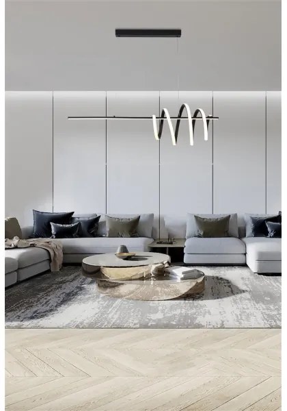 Searchlight 22510BK - Lampada a sospensione dimmerabile su cavo SWORD LED/40W/230V 3000K