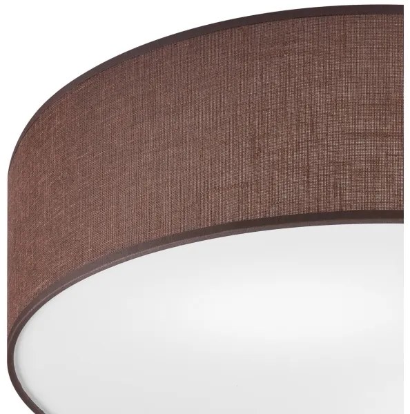 Plafoniera SIRJA DOUBLE 4xE27/15W/230V diametro 45 cm marrone