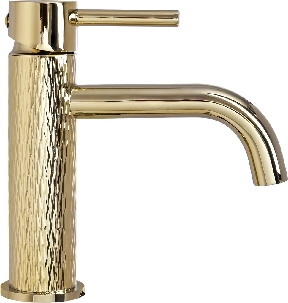 Rubinetto da lavabo Rea Lungo Art Gold Low