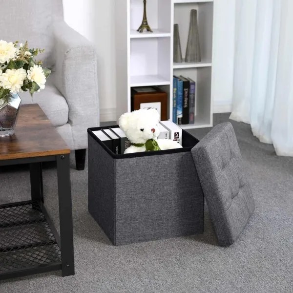 Pouf SULTAN 38x38 cm grigio