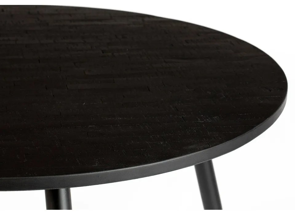 Tavolo da pranzo rotondo in legno di teak ø 110 cm Mo - White Label