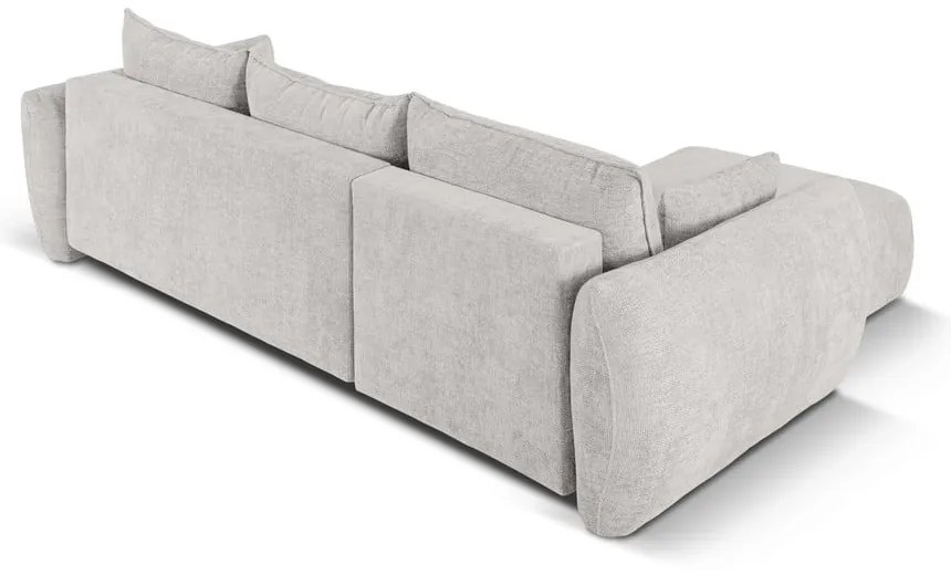 Divano angolare grigio chiaro (angolo sinistro) Matera - Cosmopolitan Design