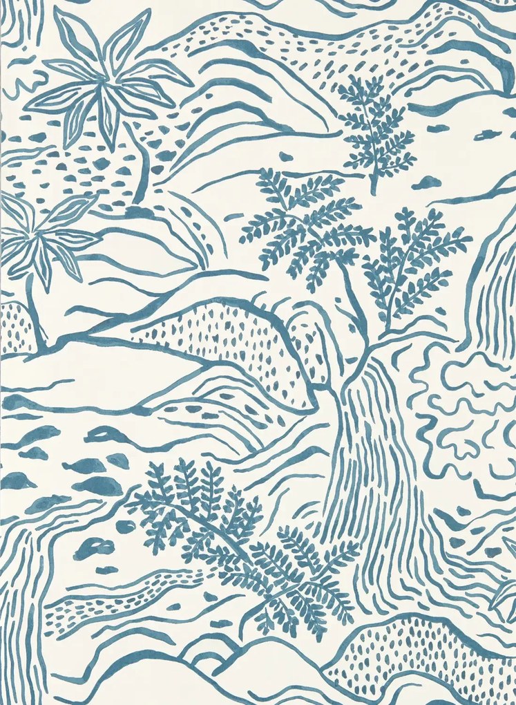 Scion Carta da parati Falling Foss - Midnight