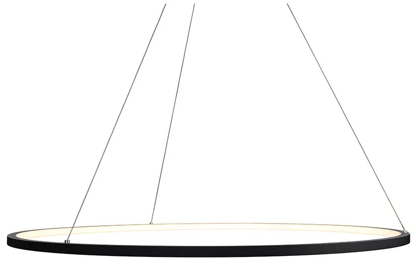 Antidark - Gloria LED Lampada a Sospensione Ø80 Slim Nero Antidark