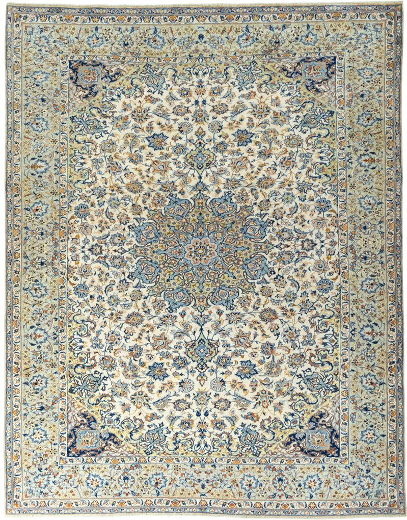 Najafabad Tappeto persiano 380x300 Beige (Iran) Annodato A Mano