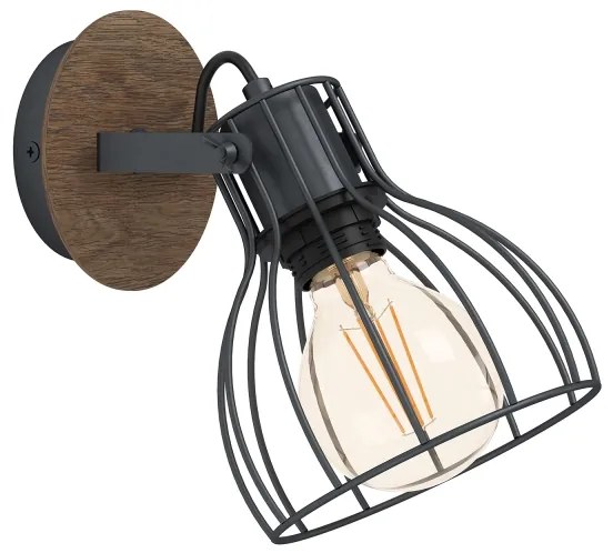 Eglo 98134 - Luce Spot da parete SAMBATELLO 1xE27/40W/230V